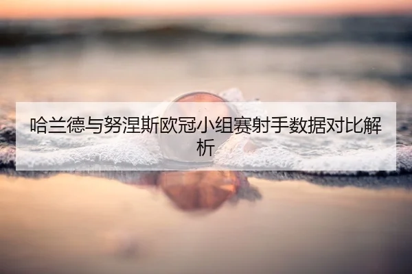 哈兰德与努涅斯欧冠小组赛射手数据对比解析